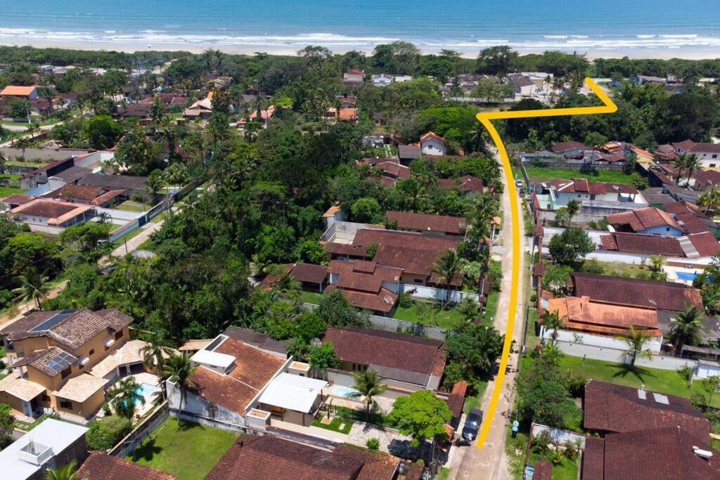 Novo-Refugio Do Arquiteto - Casa Coqueiro, 4 Minutos Caminhando Ate A Praia Sao Sebastiao  Exterior photo